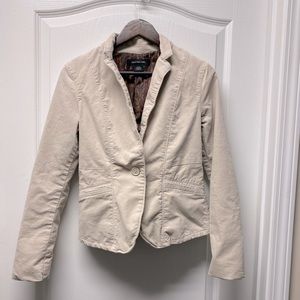 CALVIN KLEIN TAN CORDUROY BLAZER
